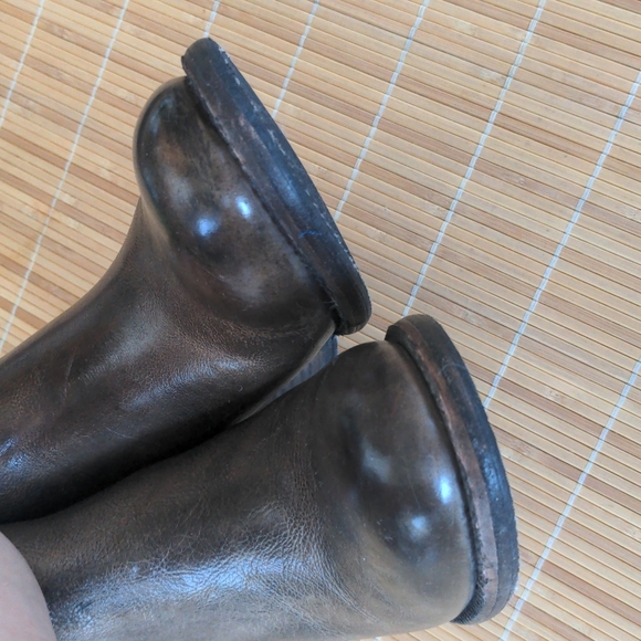 Bedstu sustainable brown leather ankle boots, size 8 - Picture 5 of 15